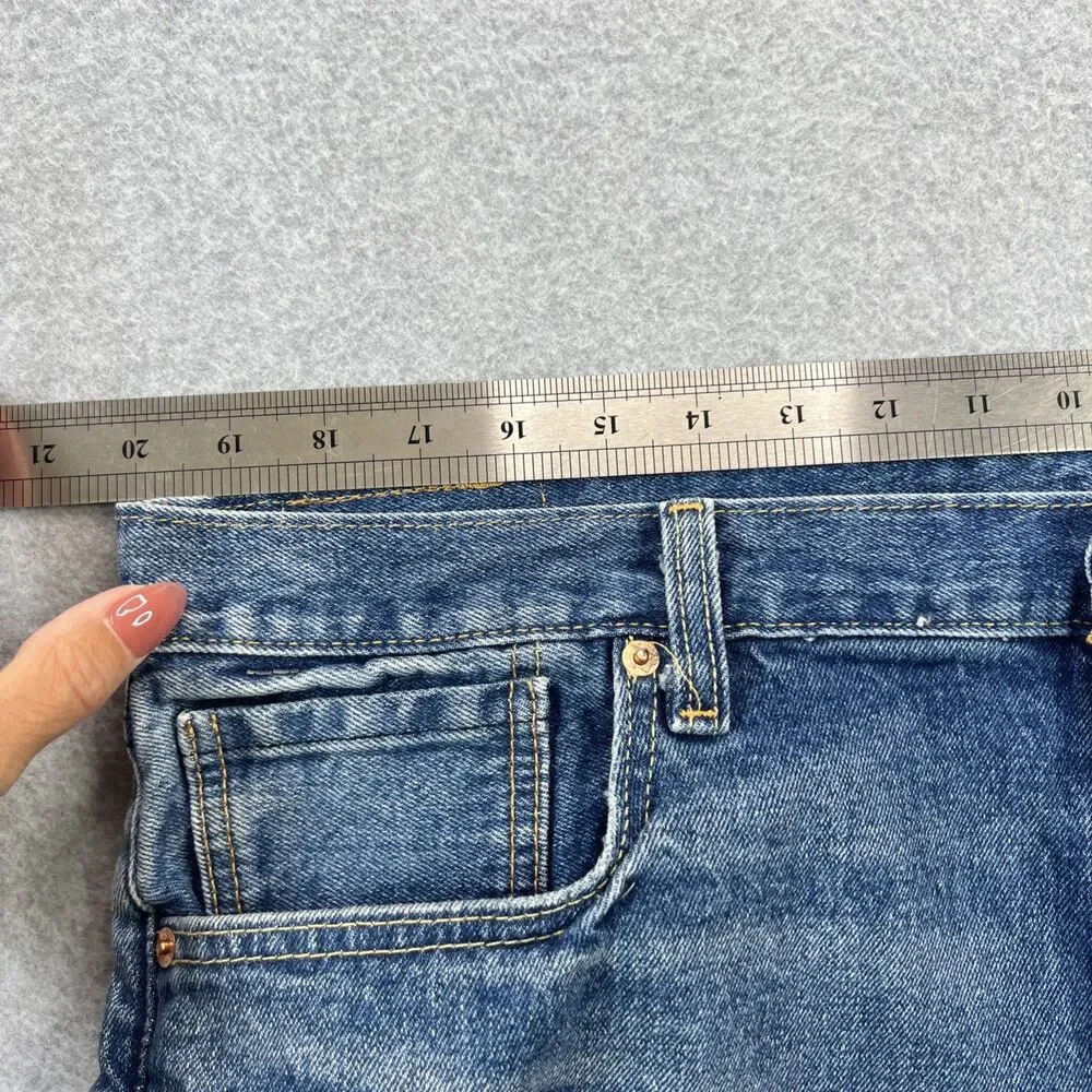 Levi's 501 '93 Jean Shorts Men's 40 Blue Medium Wash Denim Button Fly 90s Jorts